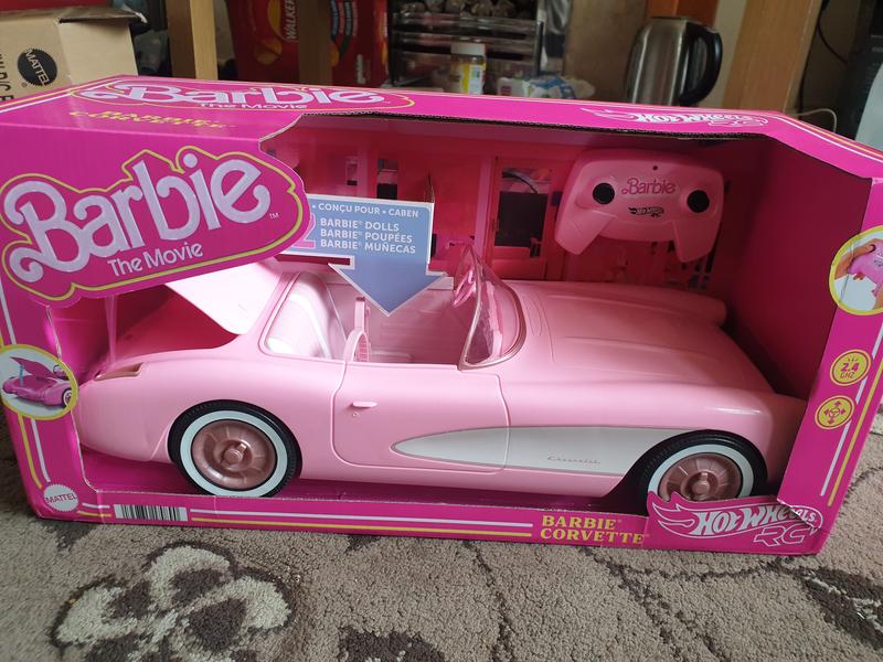 Soldes Hot Wheels Barbie The Movie, RC Corvette Cabrio (HPW40