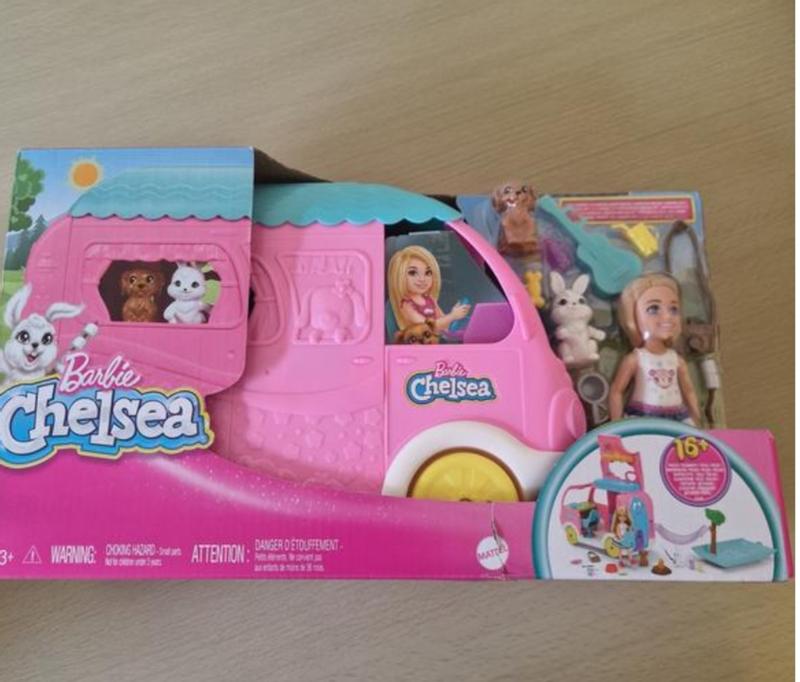 Bébé Barbie Chelsea Motorhome Barbie Car Boîte –