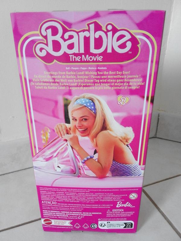 Barbie The Movie - Margot Robbie, bambola da collezione con abito vintage, HPJ96