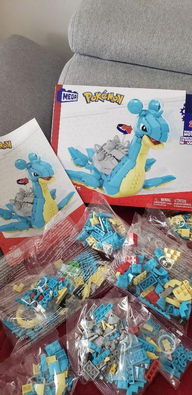 Mega Pokemon Lapras Building Toy Kit With Action Figure - 527pcs