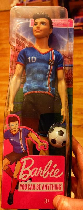 Barbie Ken Soccer Doll Cropped Hair HCN15 MATTEL