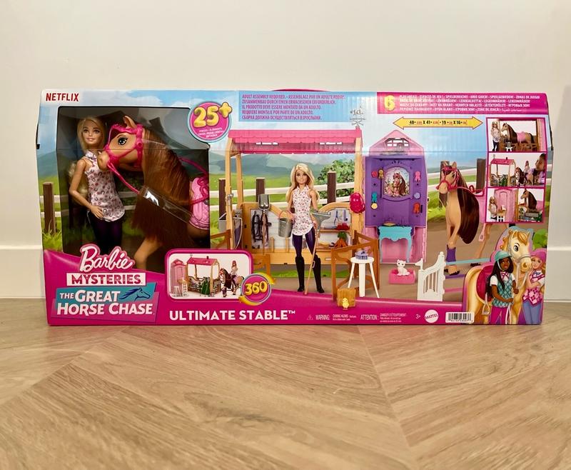 Barbie horse stable set online