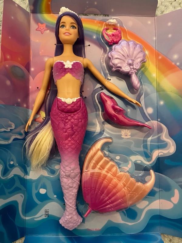 Barbie Mermaid Doll Barbie Changes Colour In Water Change Hair