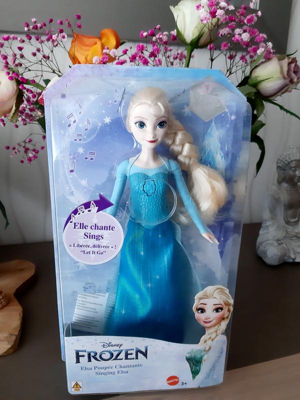 Poupée Elsa reine des neiges 1 chantante let it go 35 cm Disney