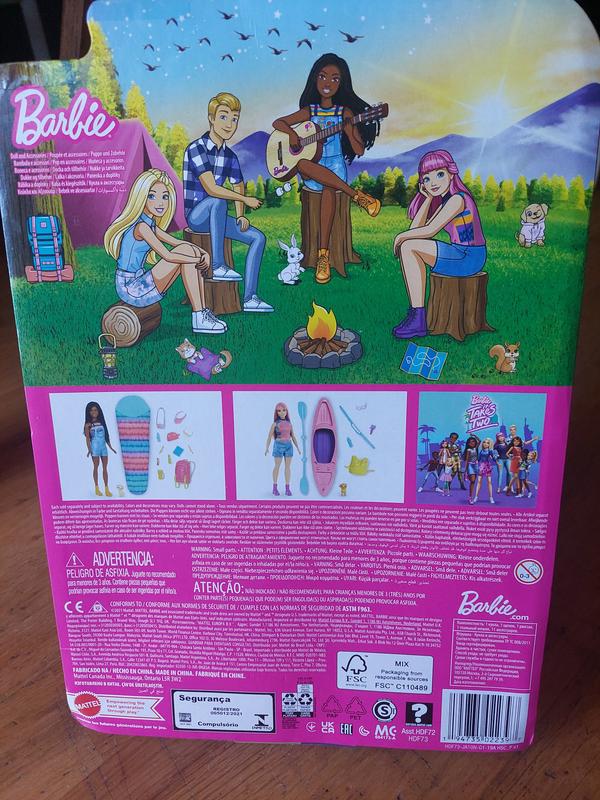Coffret Barbie Vive le Camping inspiré de la série It Takes Two