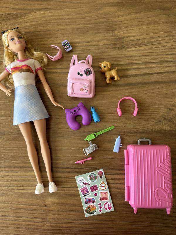 This Barbie Luggage Set Is on Sale at