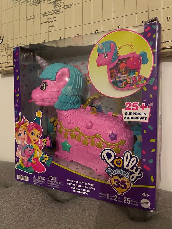 Partilandia El Unicornio De Polly Pocket Unicorn Partyland Playset