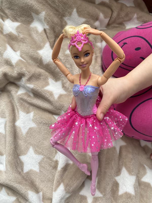  Barbie Muñeca bailarina de cuento de hadas, rosa : Juguetes y  Juegos