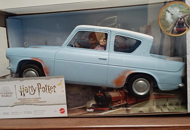Harry Potter - Coffret Voiture Volante et 2 Figurines