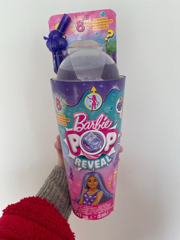 Barbie Pop Reveal Fruit Series Grape Fizz Doll