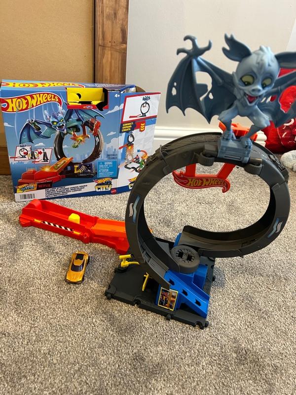Ataque Del Murcielago Hot Wheels Hot Wheels City Pista De Juguete