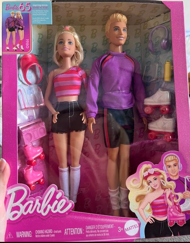 Barbie 65Th Anniversary Barbie & Ken Fashionista 2-Pack