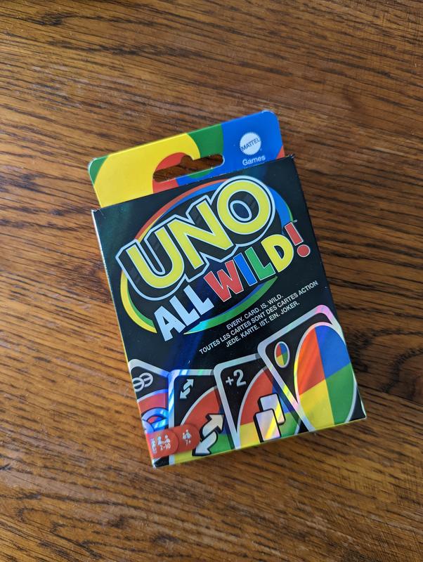Uno Wild Kartenspiel Karten Gesellschaftsspiel Spiel UNO Version Wild UK 