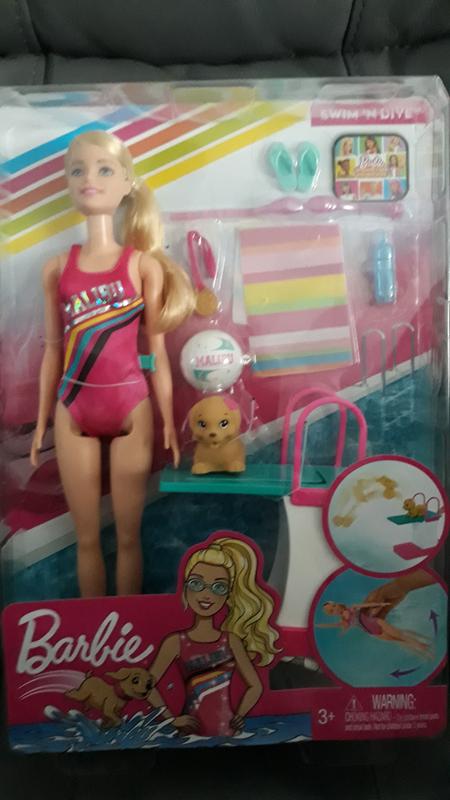 Barbie® Dreamhouse Adventures™ Swim 'n Dive™ Doll and Accessories