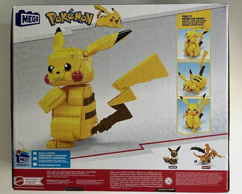 MEGA Pokémon Building Toy Kit Jumbo Pikachu (806 Pieces) 12 Inch Action  Figure For Kids