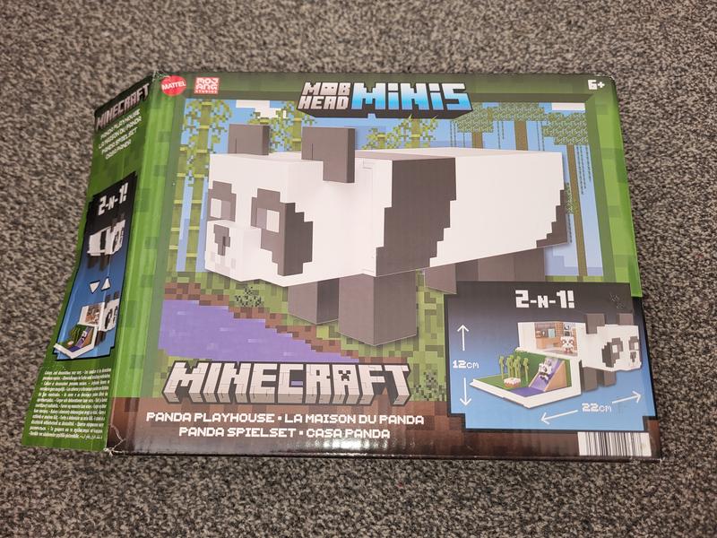 Minecraft Mob Head Minis Panda Playhouse Playset | MATTEL