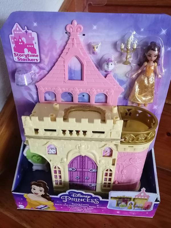  Mattel Disney Princess Toys, Belle Stackable Castle Doll House  Playset with Small Doll and 8 Pieces, Inspired by The Disney Movie, Kids  Travel Toys : Toys & Games