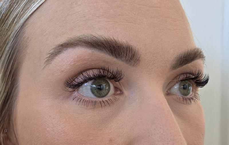 Light Coat on Lower Lashes