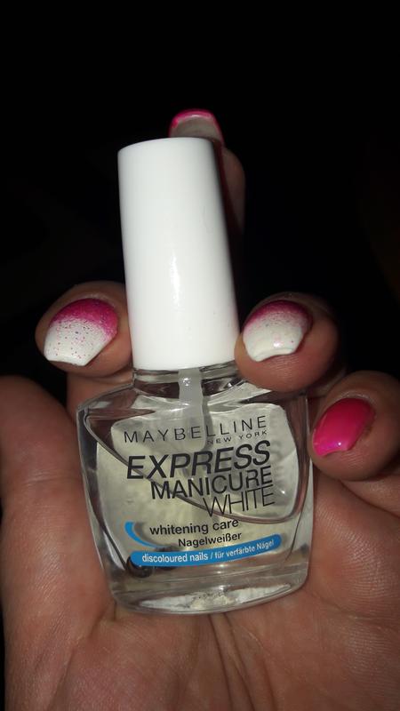 Express für Maybelline Nägel deine Nagelweißer Manicure |