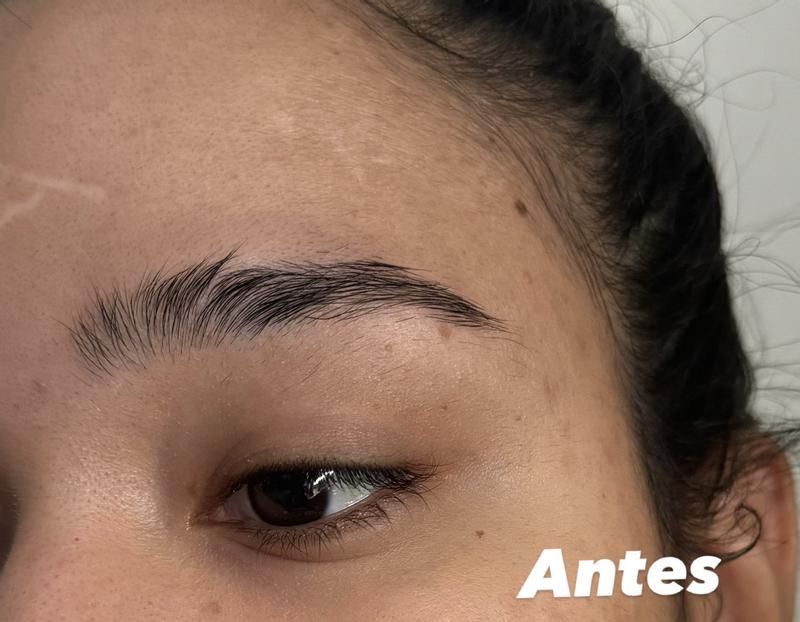 Antes del súper lock Maybelline