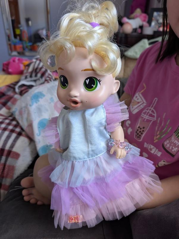 open lace back dress Our Generation - Ruby - 18-Inch Doll - Blonde Hair & Blue Eyes - Retro Dress  Outfit - Pretend Play main image 1