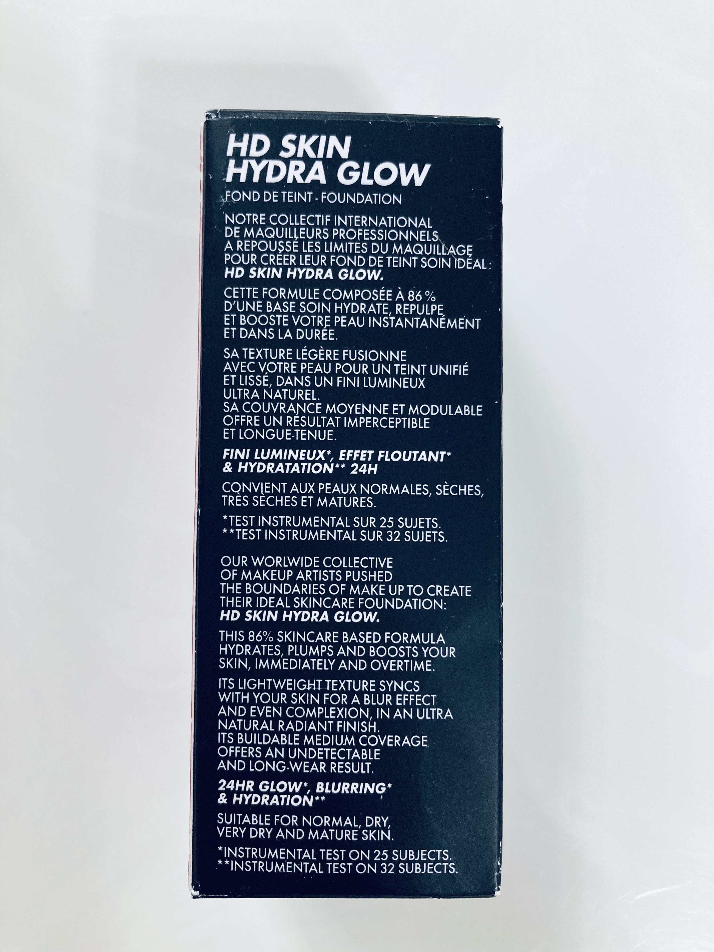 Shop Now HD Skin Hydra Glow Foundation Make Up For Ever UAE