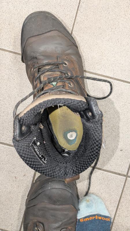 Worn sole after 1 year and 2 months