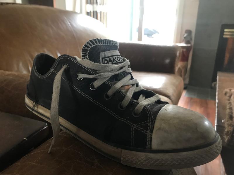 What they used to look like with white rubber toe