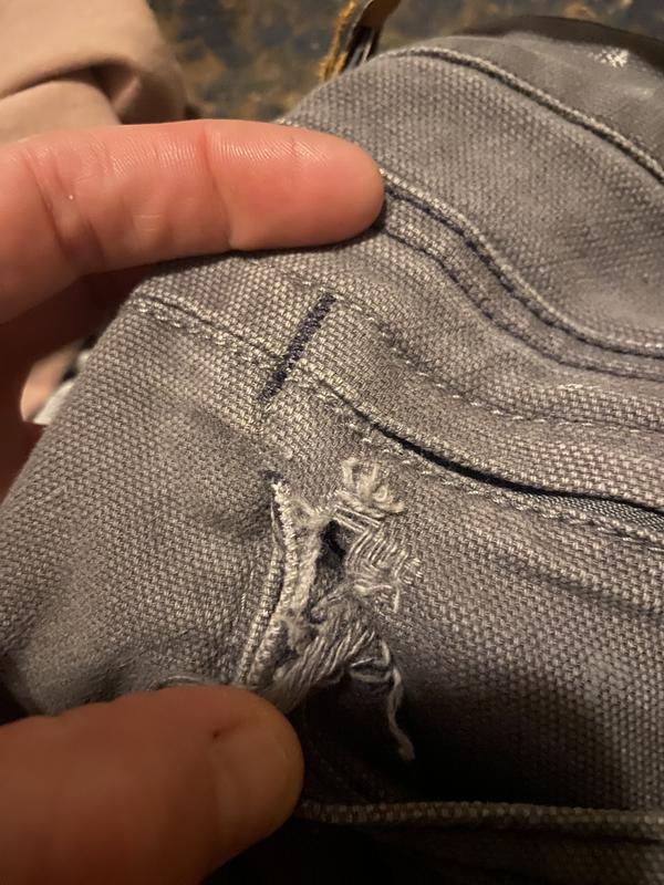 Seam coming apart at the