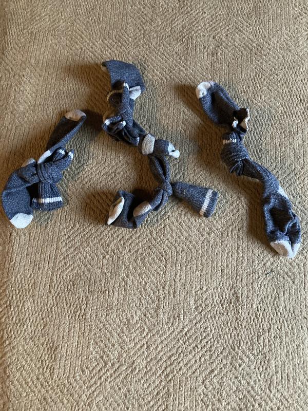 The only good thing about these socks is they make great chew toys for your dog in about three months!