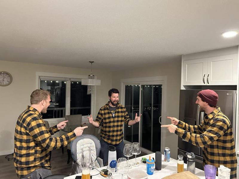 Happened across some guys wearing my shirt in the kitchen