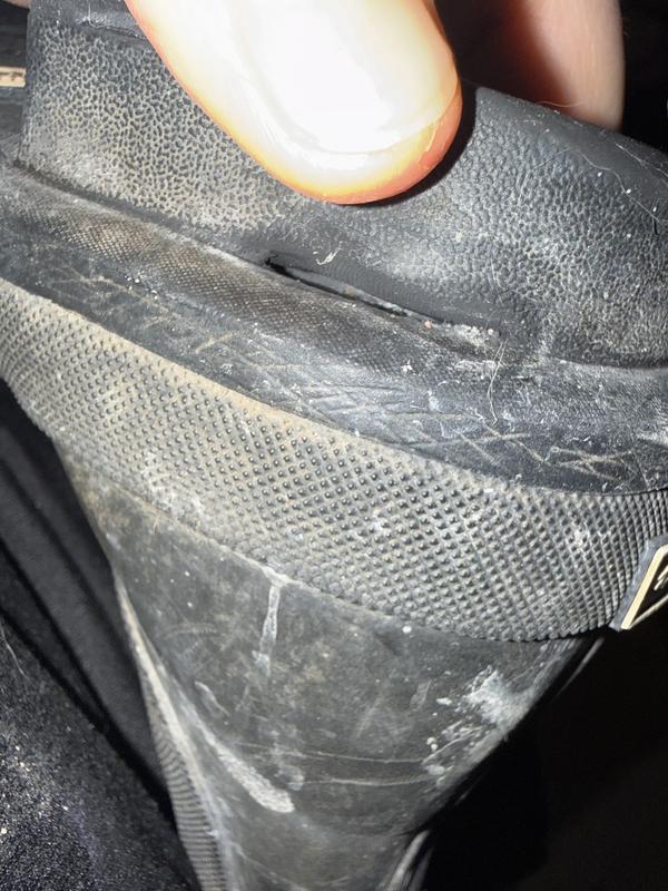 Other boot sole leaking