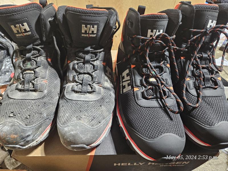 Burn spots are from welding not regular wear amd tear.