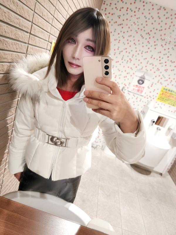 GDベルト付きフェイクレザーショートダウンコート｜ジェイダ（GYDA