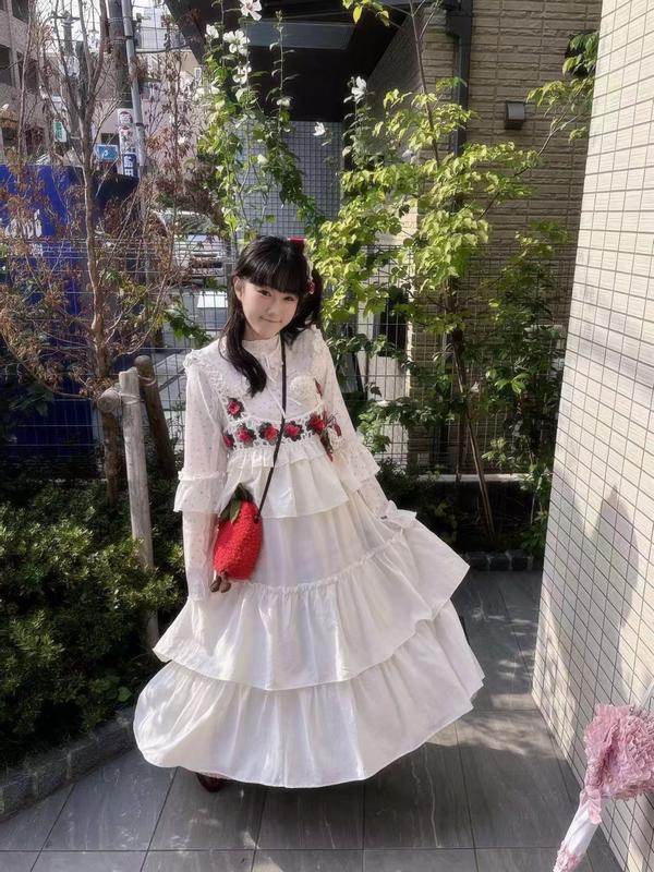 merry jennyクロシェティアードキャミワンピース 13thアニバーサリー merry jenny（メリージェニー）の「クロシェティアードキャミ