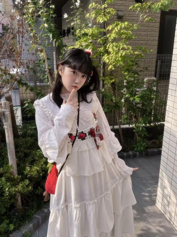 メリージェニー クロシェティアードキャミワンピース メリージェニー merry jenny クロシェティアードキャミ