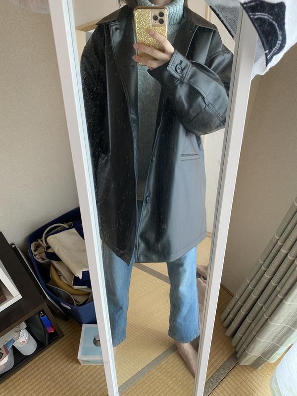 フェイクレザービッグブルゾン｜アングリッド（Ungrid）アウトレット