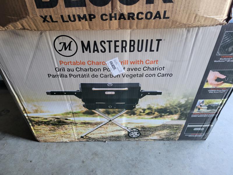 Portable Charcoal Grill and Smoker with Cart - Masterbuilt