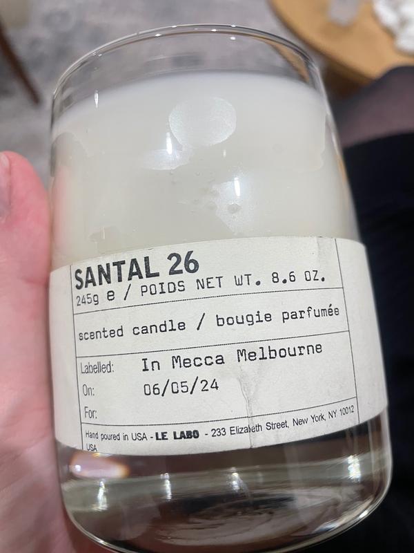 Le Labo Santal 26 Candle (Personalisable) | MECCA