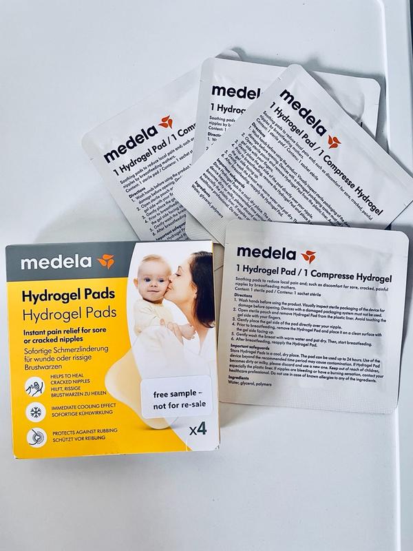 Hydrogel pads breast care