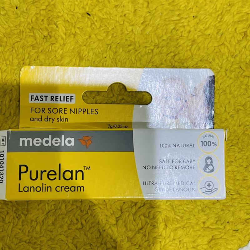 Crème à la lanoline Purelan™, Produits d'allaitement