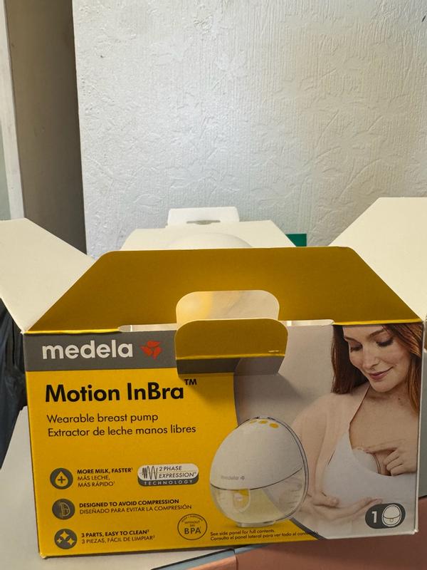 Medela Motion InBra Tiralatte Elettrico Indossabile – Silenzioso, Comodo, Con Coppe Anatomiche E Ricarica USB-C | Ideale Per L'Allattamento Moderno