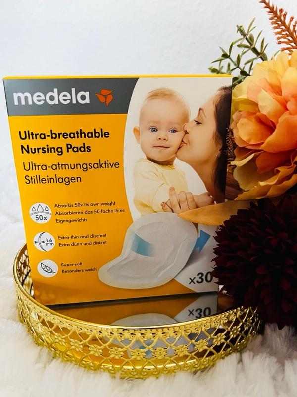 Coppette Assorbilatte Lavabile, Riutilizzabili in Cotone Morbido, 6 Unità, Rosa, per Mamma in Lattazione, Post Parto, Viaggio e Uso Cotidiano
