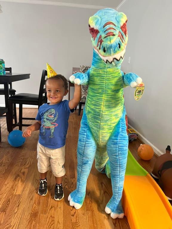 Soft Toy T Rex Big Stuffed Dinosaur Melissa Doug T-Rex Giant – Our