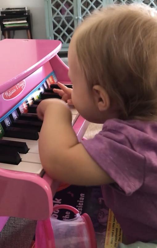 Melissa and doug piano pink online