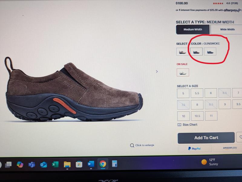 User uploaded product image