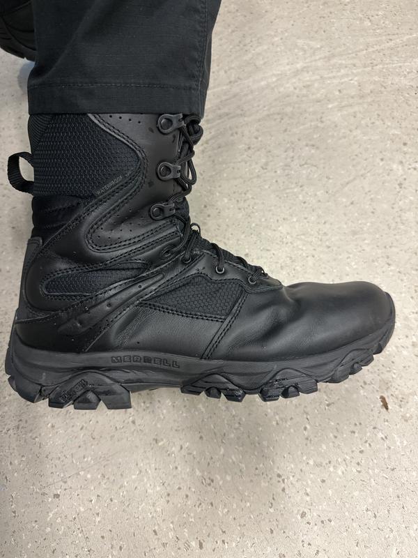 ほぼ新品　Merrell MOAB3 タクティカル8 WP　オールブラック Merrell Men's Black Moab 3 8 in. Tactical Zip Waterproof Boot