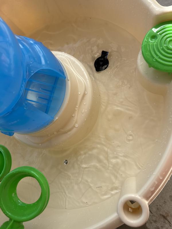 Tiny hole in the left of photo