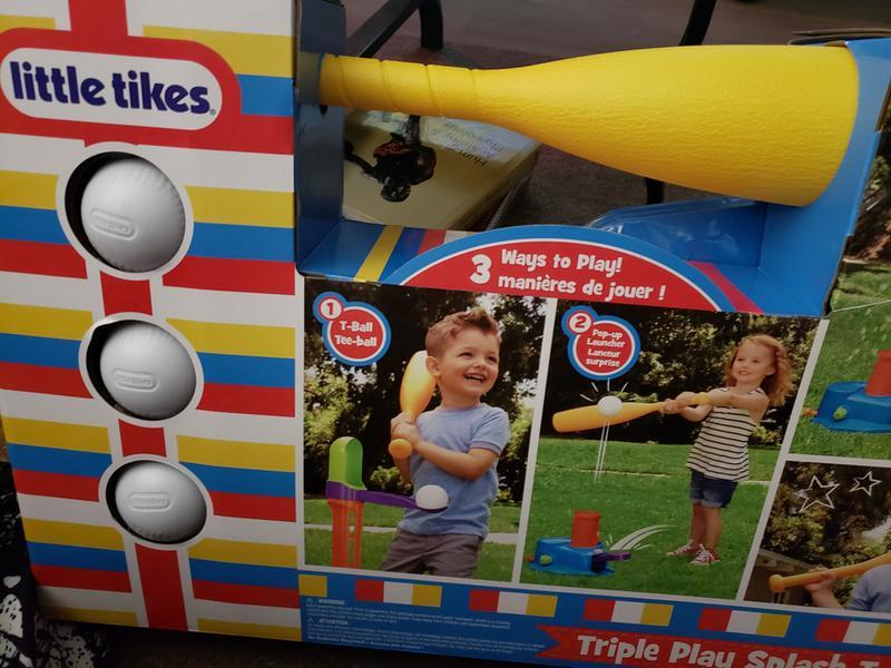 Little tikes store baseball tee water