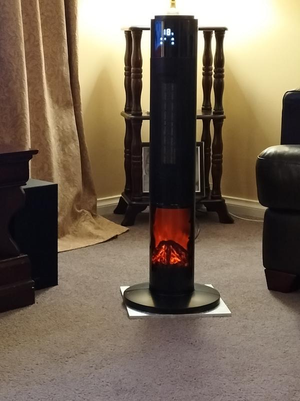 Goldair Flame Effect Ceramic Tower Heater - Flame Effect Heaters | Mitre 10™